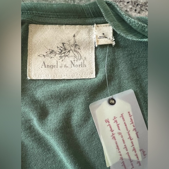 Anthropologie Angel of The North NWT Sage Green Cardigan - Picture 3 of 5